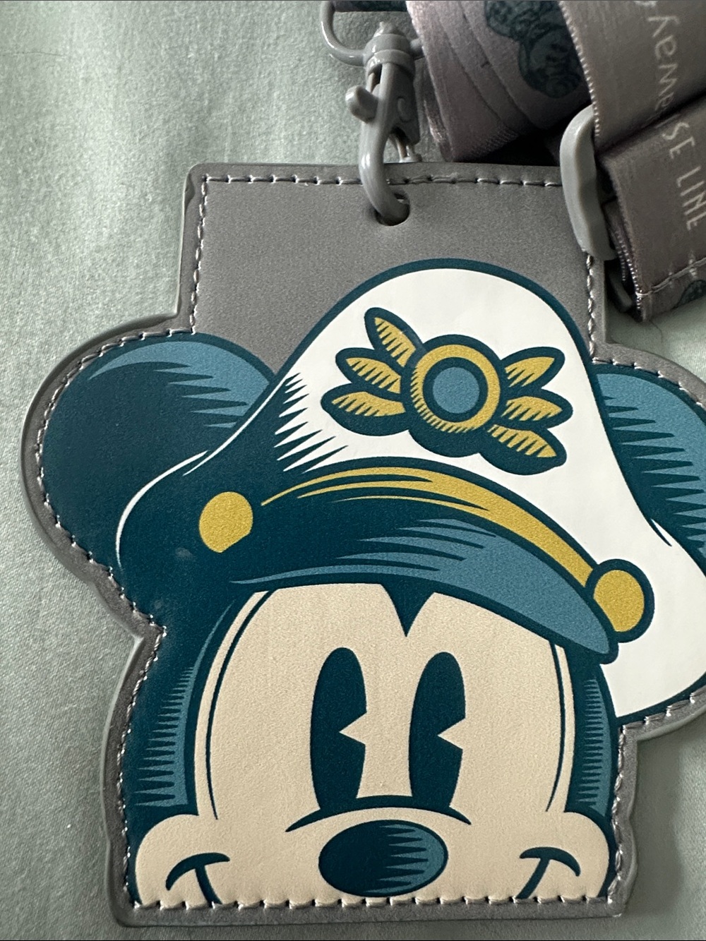 Disney Cruise Mickey Mouse Captain Lanyard